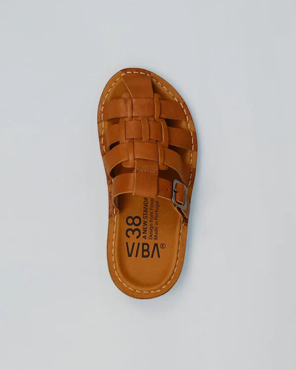 AMALFI SANDALAR COGNAC BROWN - VÆNTANLEGIR Í MAÍ - Ethic