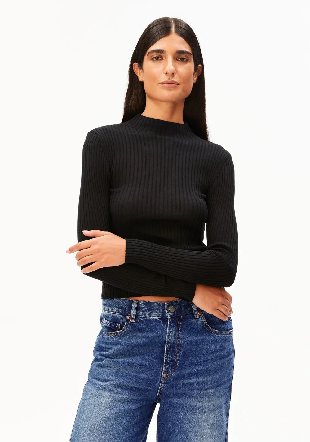 ALAANIA KNIT BOLUR SVARTUR