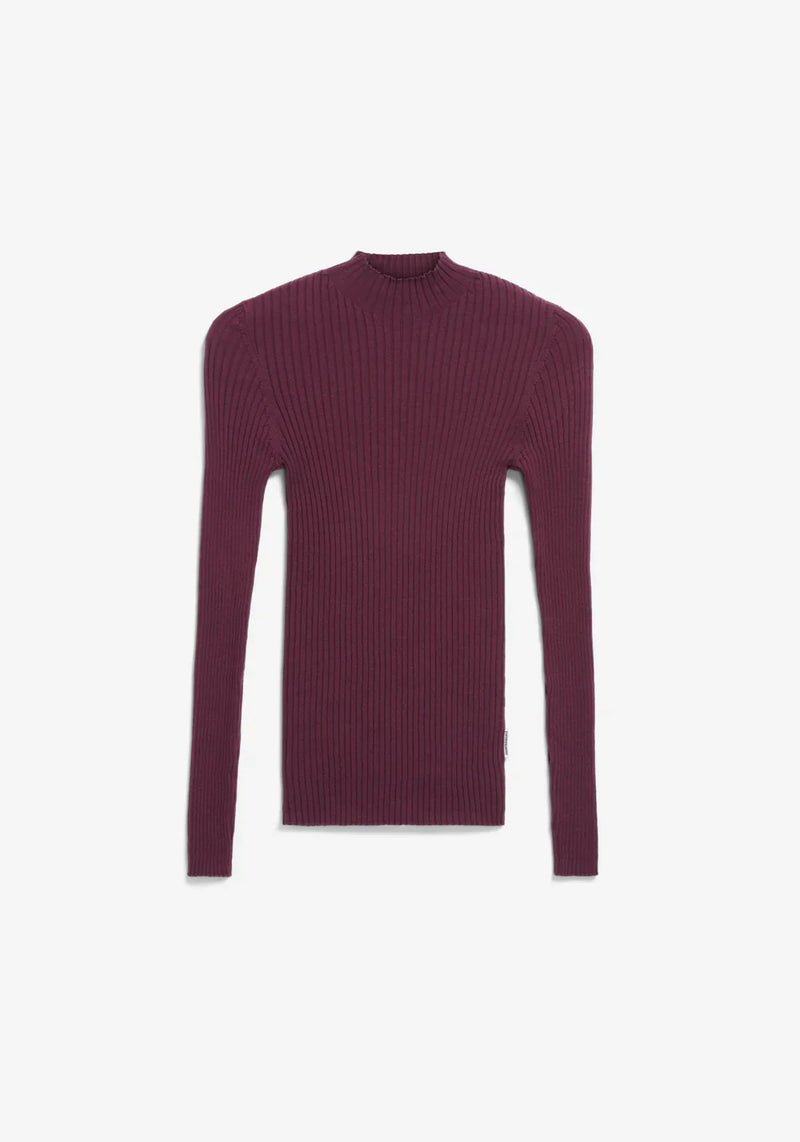 ALAANIA KNIT BOLUR DARK CRANBERRY