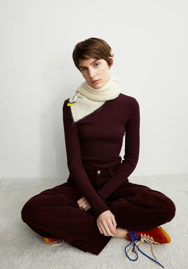 ALAANIA KNIT BOLUR DARK CRANBERRY