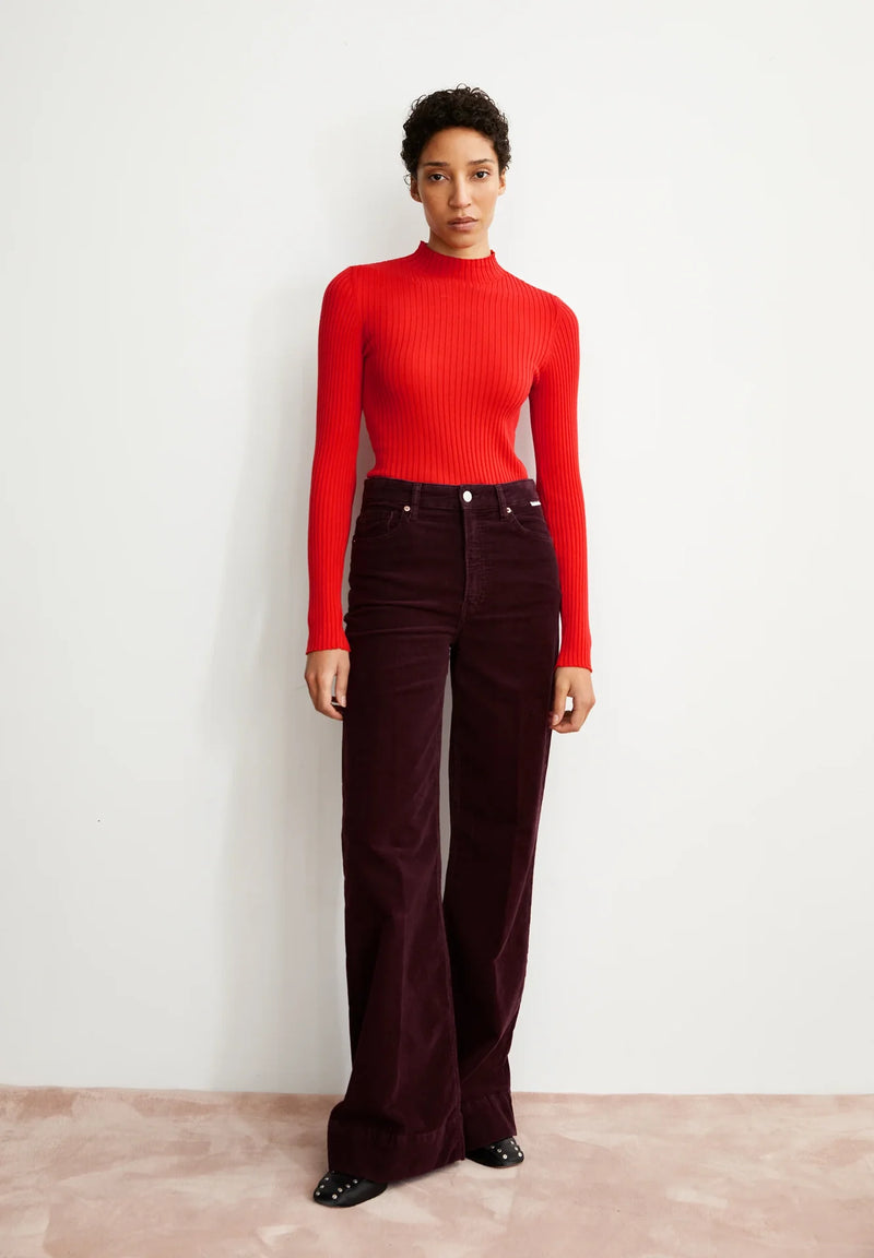 ALAANIA KNIT BOLUR CANDY APPLE