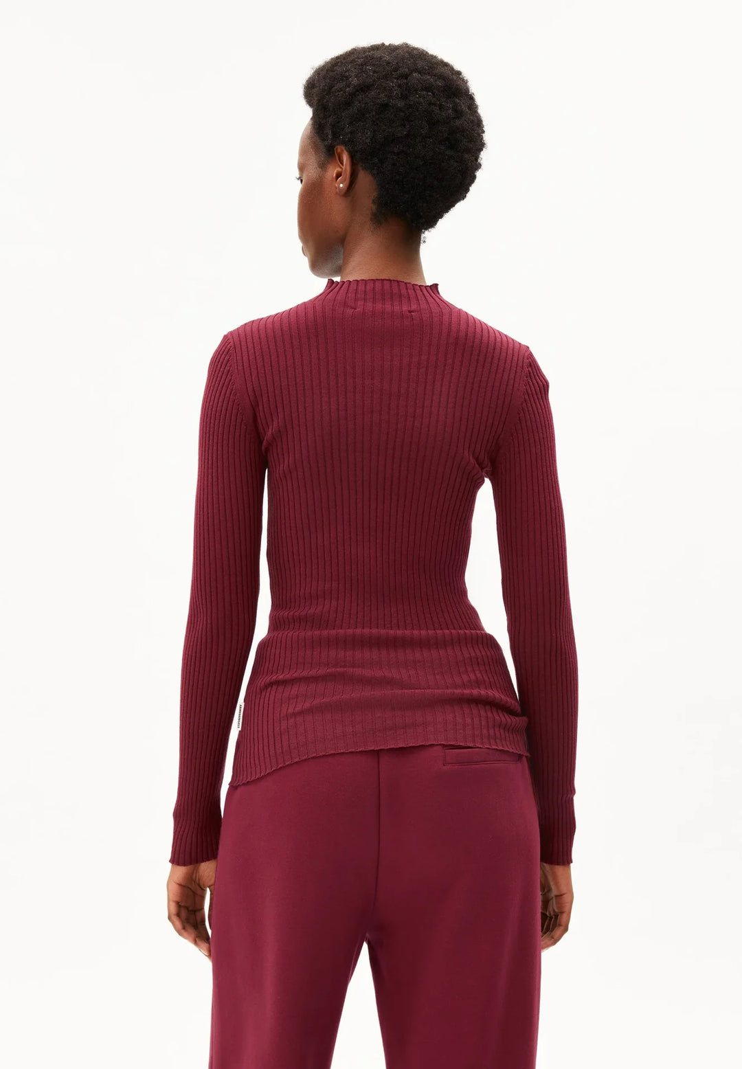 ALAANIA KNIT BOLUR VELVET RED