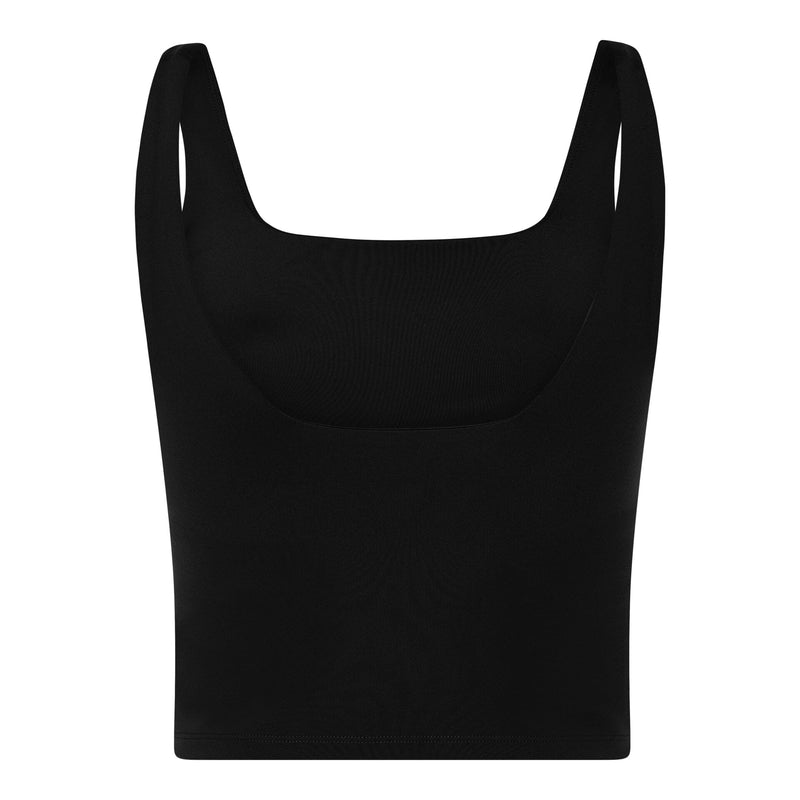 TOMMY SQUARE TANK TOPPUR SVARTUR
