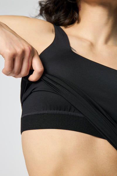 TOMMY SQUARE TANK TOPPUR SVARTUR