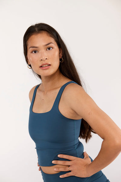 TOMMY SQUARE TANK TOPPUR MUB - INK