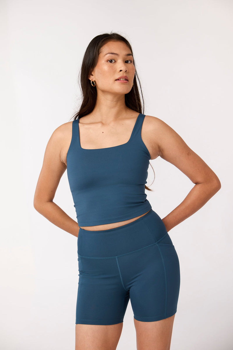 TOMMY SQUARE TANK TOPPUR MUB - INK