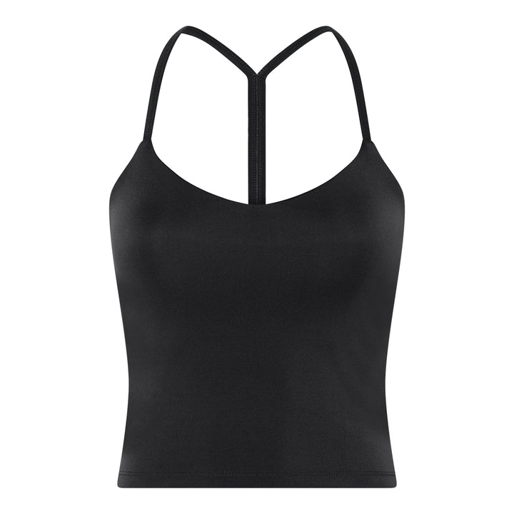 FLOAT BALLET V-NECK TANK SVARTUR