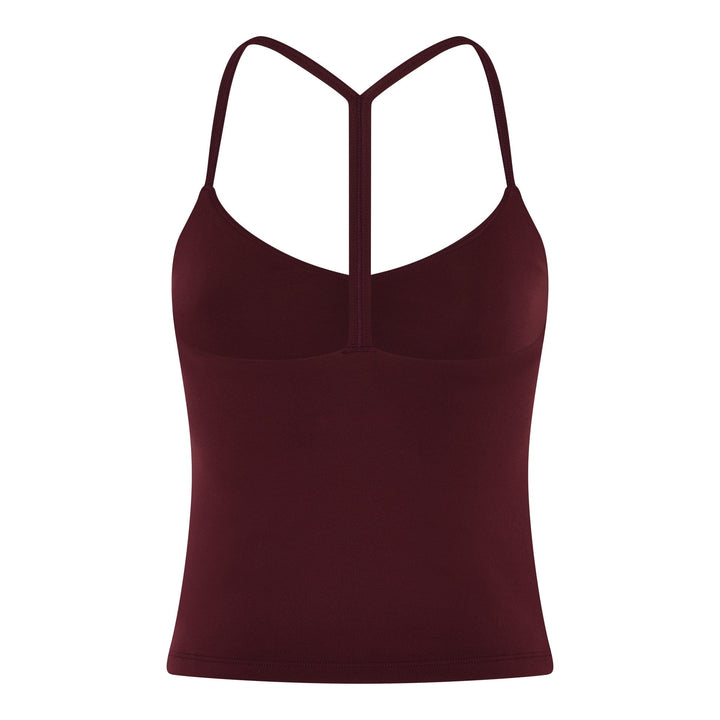FLOAT BALLET V-NECK TANK MULBERRY