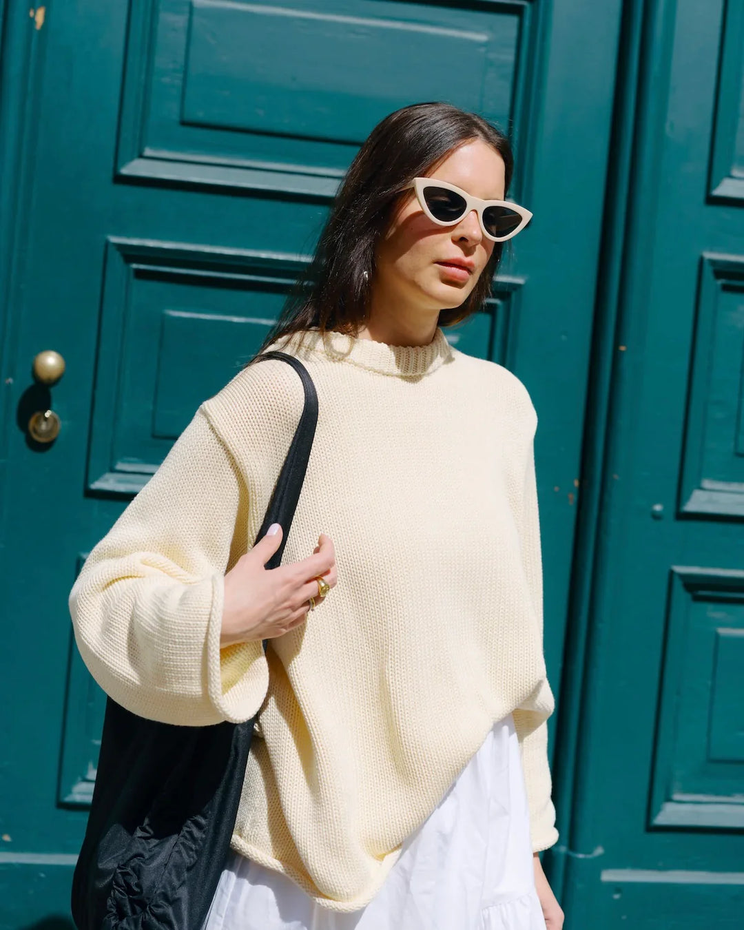 SONA HEAVY KNIT PEYSA LÍFRÆN BÓMULL BUTTERMILK - Ethic