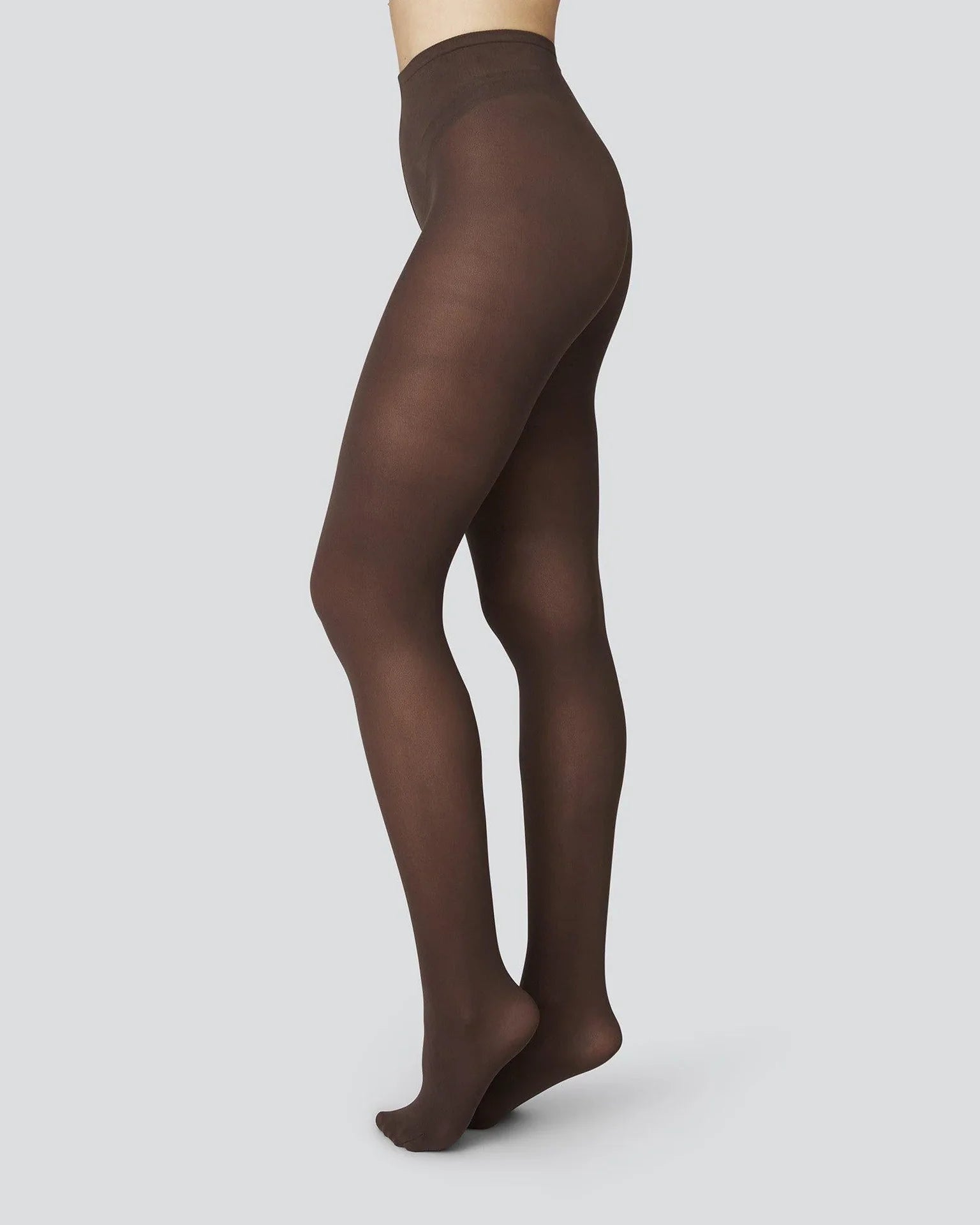OLIVIA PREMIUM SOKKABUXUR 60 DEN- DARK BROWN - Ethic