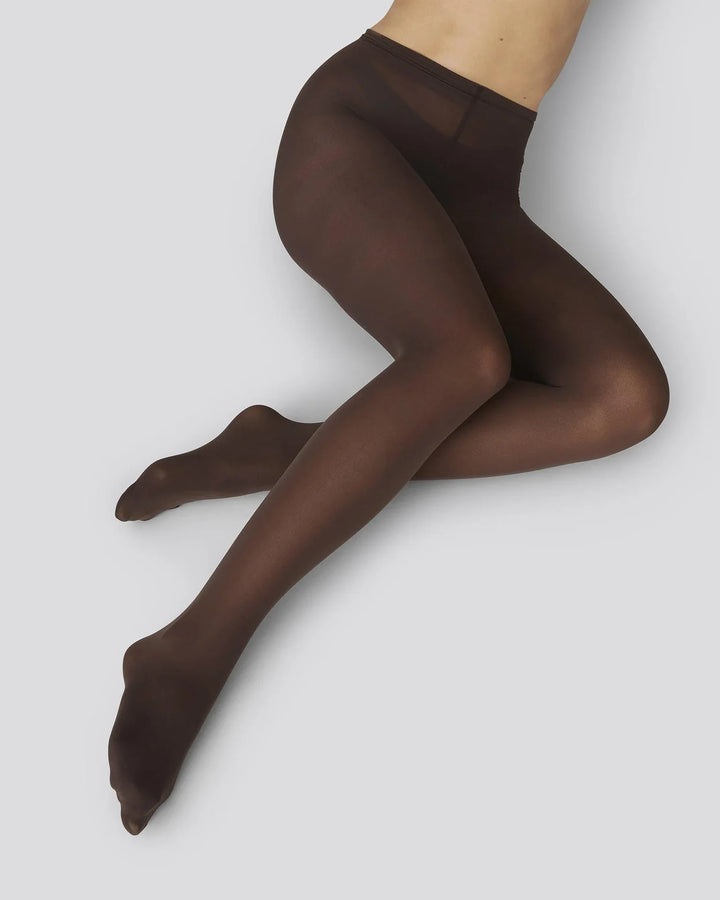 OLIVIA PREMIUM SOKKABUXUR 60 DEN- DARK BROWN - Ethic