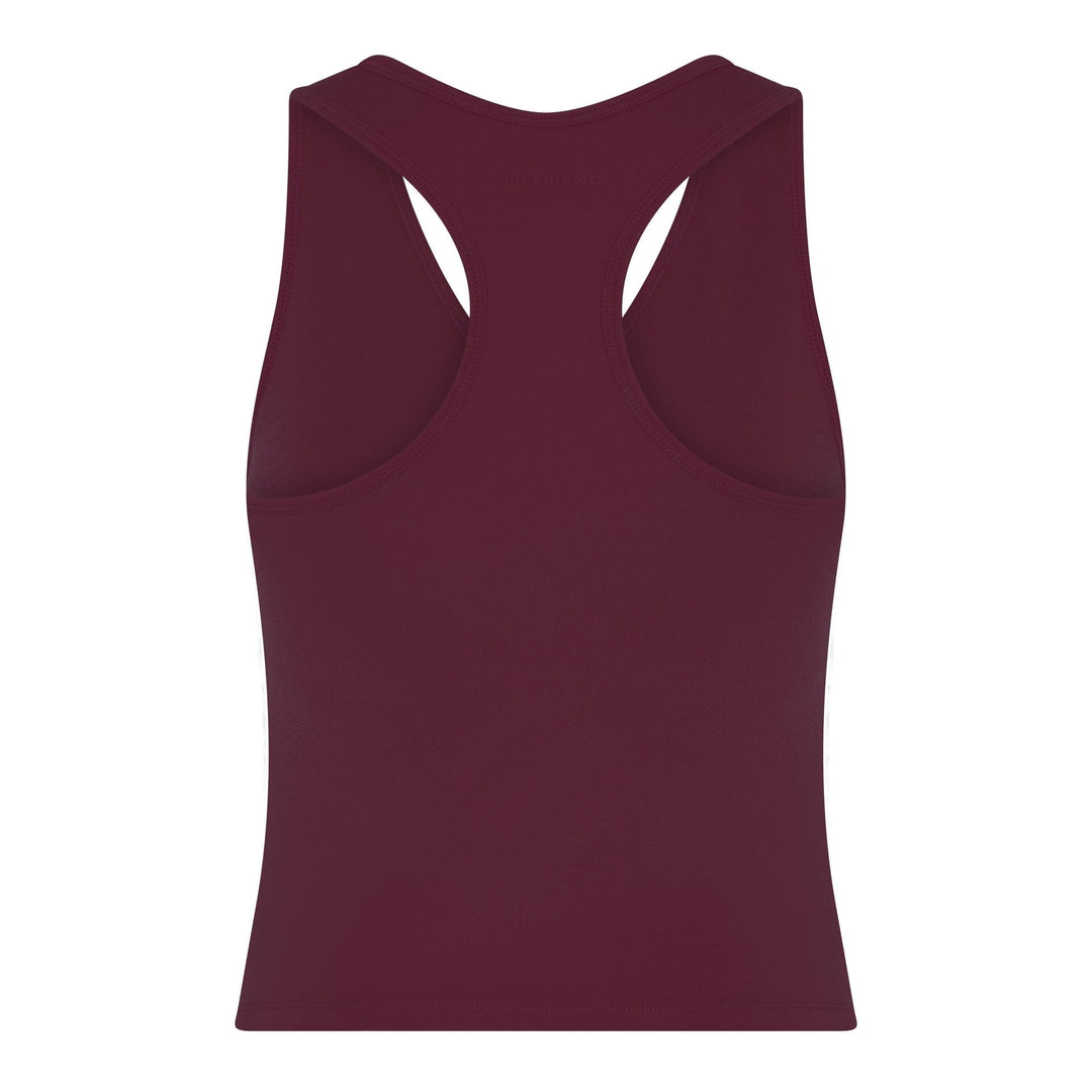 MADDIE V-NECK TANK MULBERRY