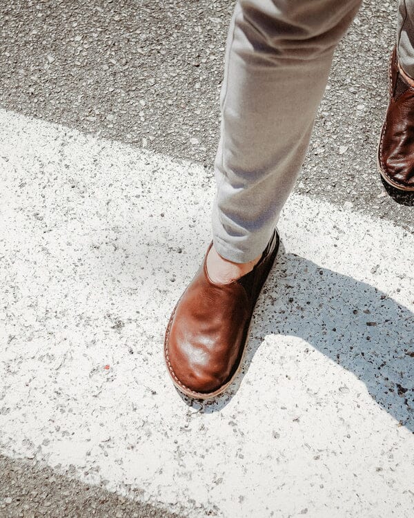 ZUMA LEATHER COCOA BROWN