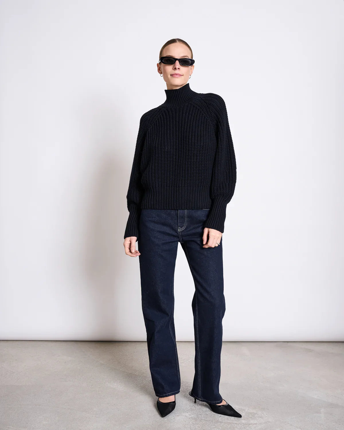 VILCA STRAIGHT LEG GALLABUXUR DARK BLUE DENIM - Ethic