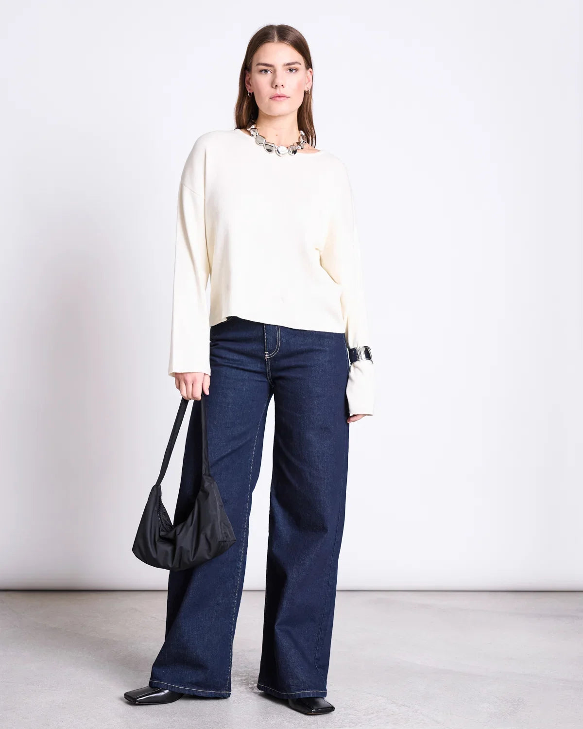 WILLIAMSBURG LIGHT KNIT JUMPER OFFWHITE - Ethic