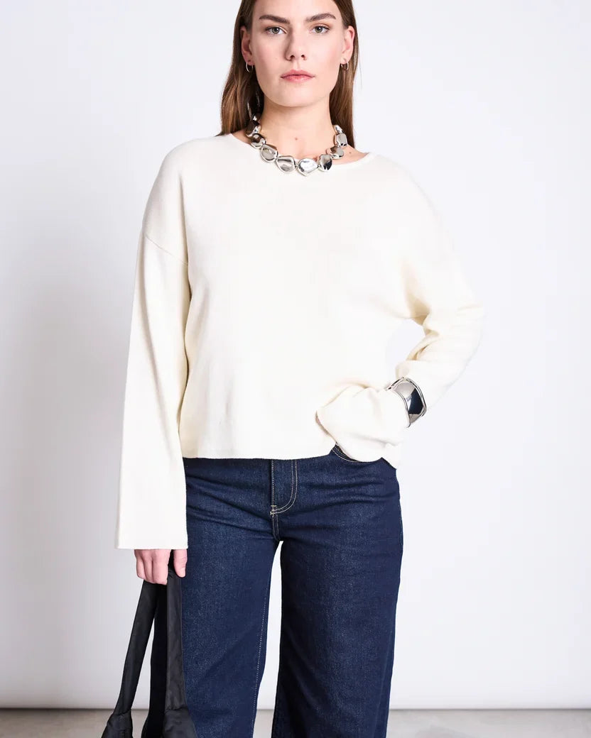 WILLIAMSBURG LIGHT KNIT JUMPER OFFWHITE - Ethic
