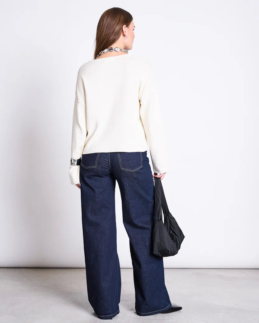 WILLIAMSBURG LIGHT KNIT JUMPER OFFWHITE - Ethic