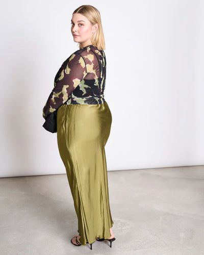 DORA MESH LONGSLEEVE BOLUR MOSSFIRE