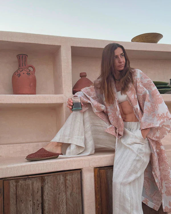 ROMA WOVEN LEATHER COGNAC BROWN - Ethic
