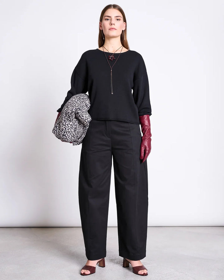 WILLIAMSBURG LIGHT KNIT JUMPER SVÖRT - Ethic