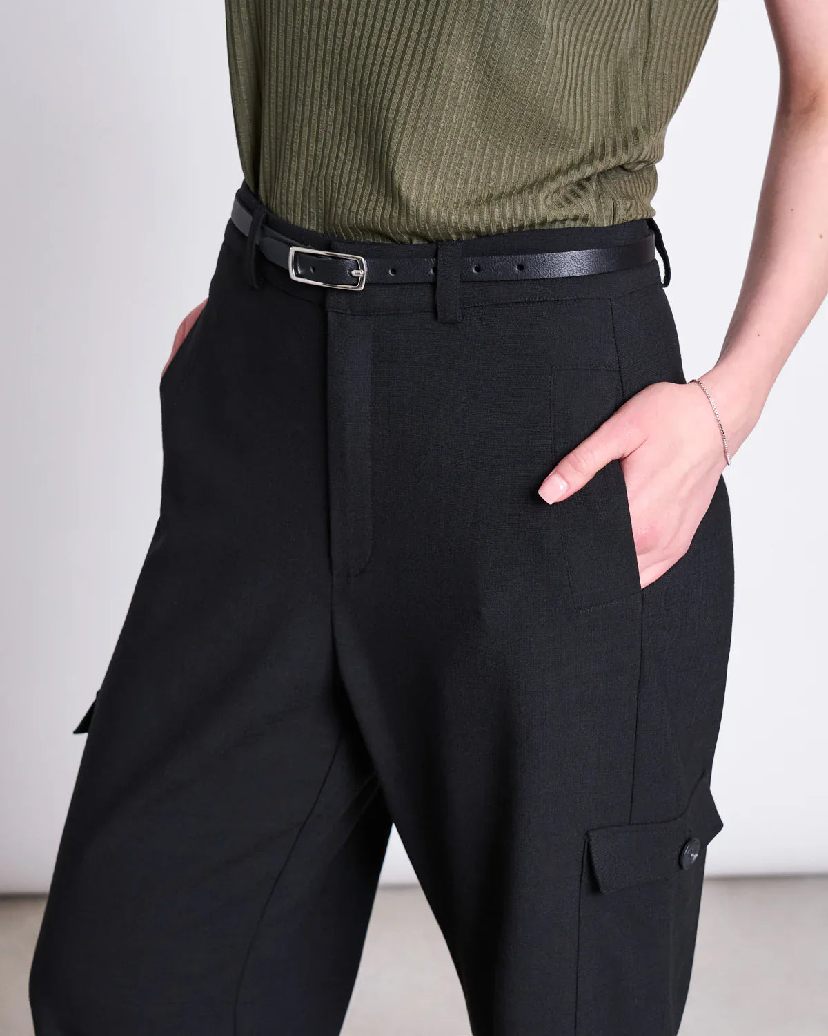 NYBY BELTI BLACK SILVER - Ethic