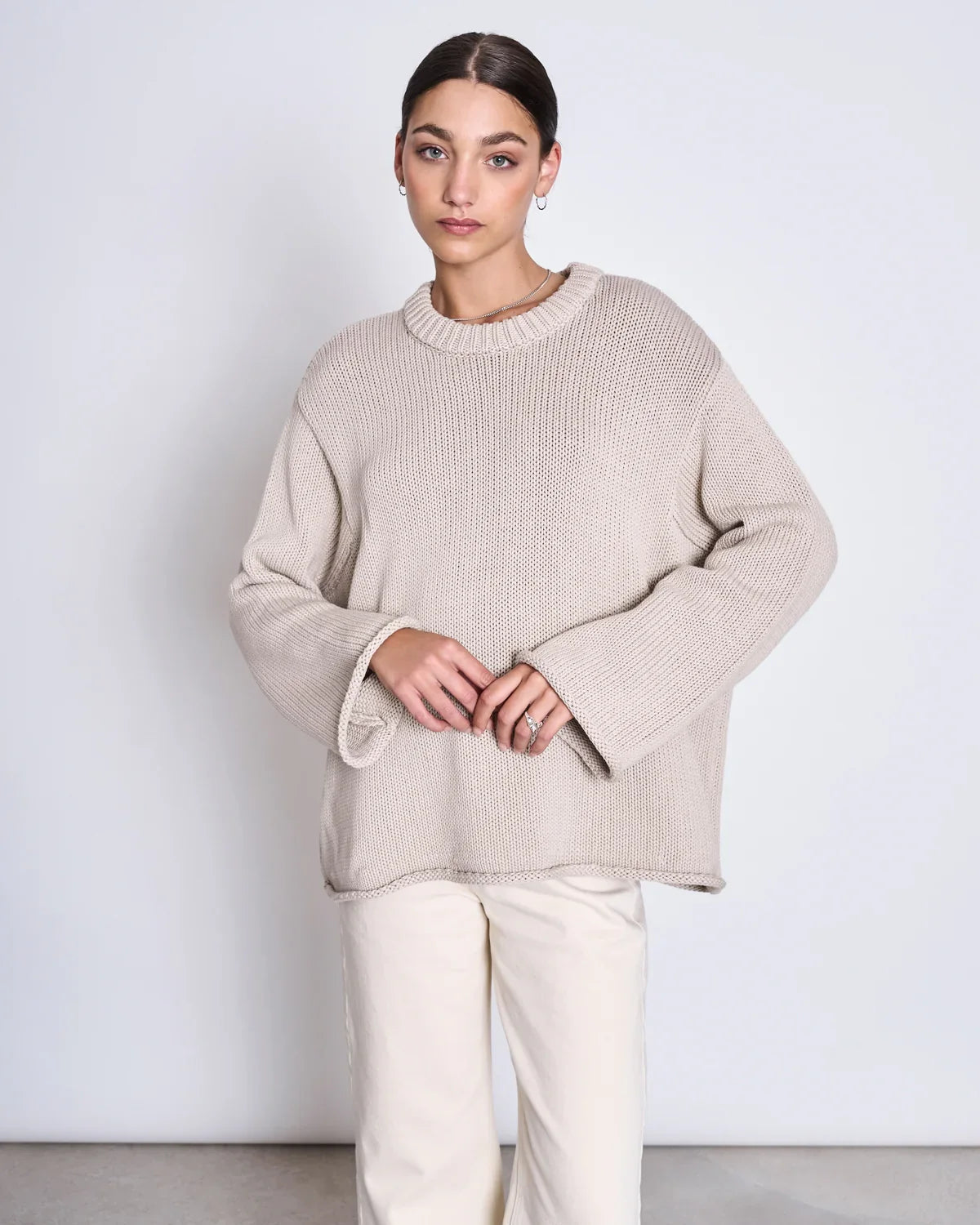 SONA HEAVY KNIT PEYSA LÍFRÆN BÓMULL IVORY - Ethic