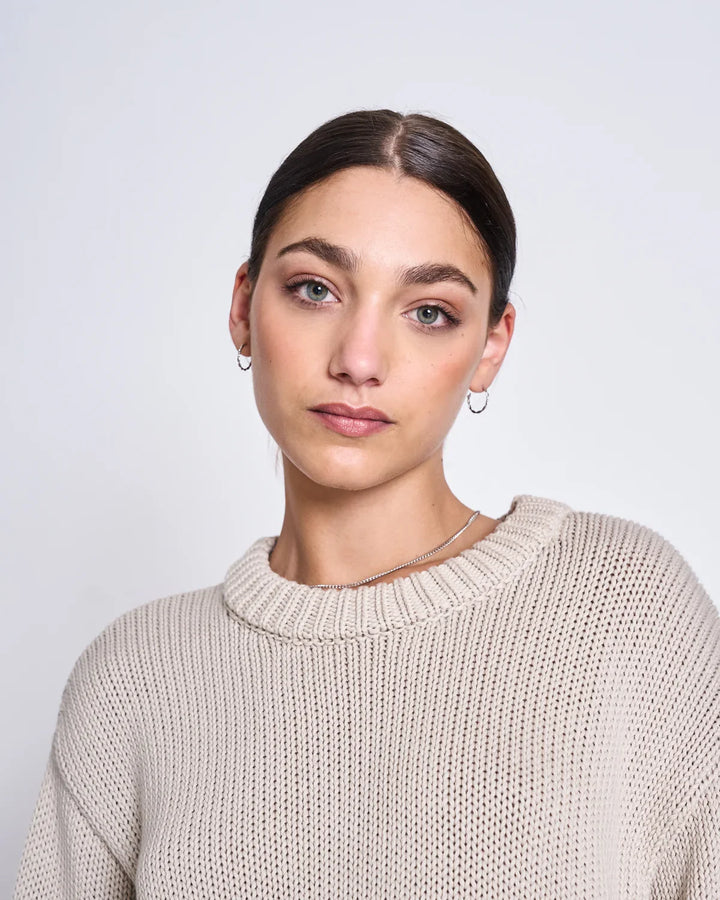 SONA HEAVY KNIT PEYSA LÍFRÆN BÓMULL IVORY - Ethic
