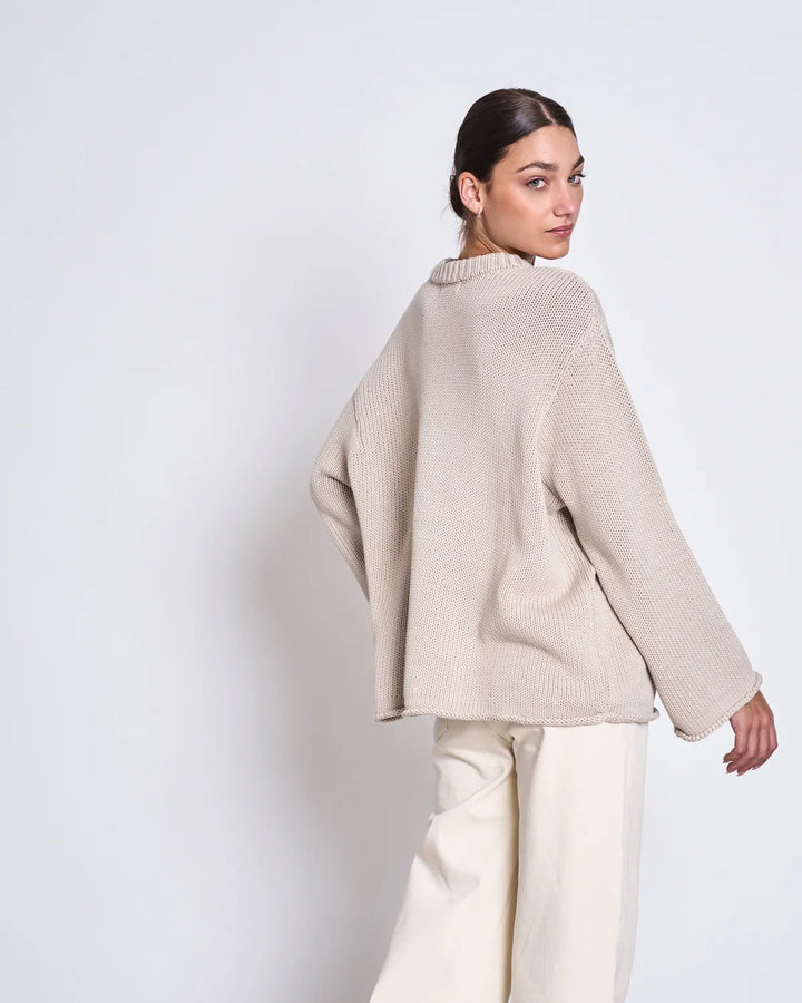 SONA HEAVY KNIT PEYSA LÍFRÆN BÓMULL IVORY - Ethic
