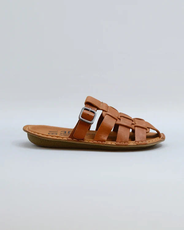 AMALFI SANDALAR COGNAC BROWN - VÆNTANLEGIR Í MAÍ - Ethic