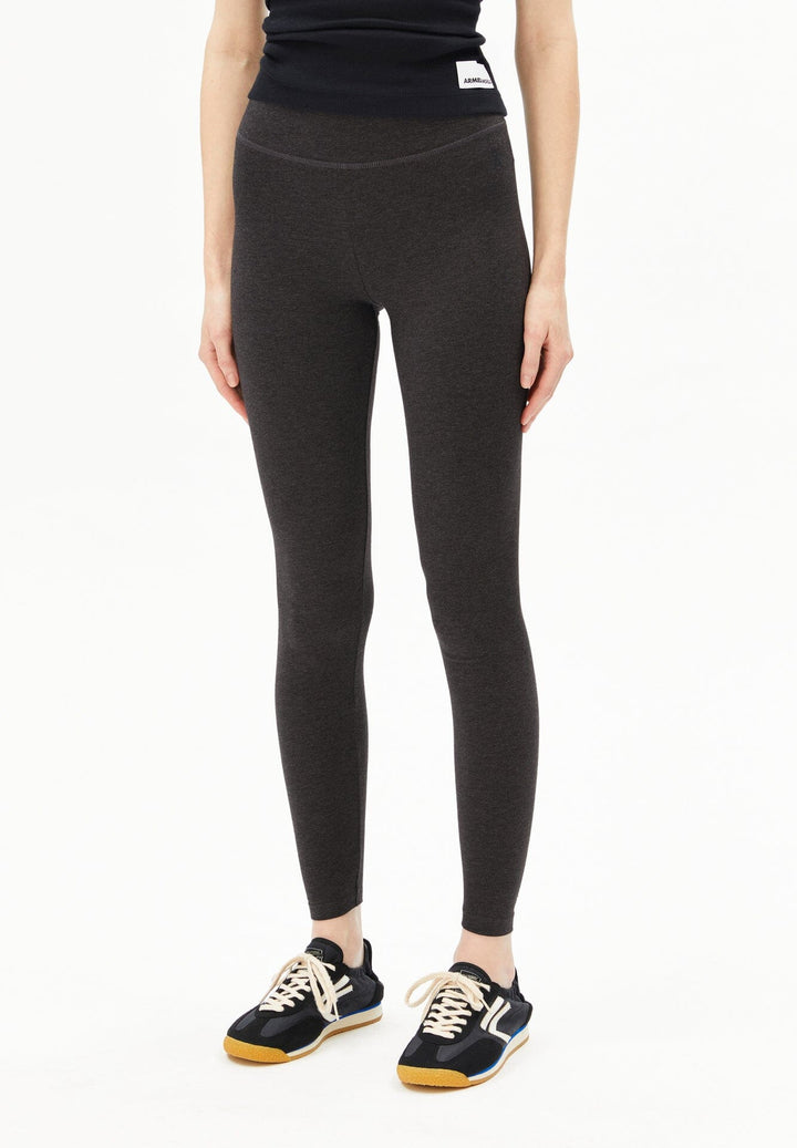 FARIBAA LEGGINGS LÍFRÆN BÓMULL STEEL MELANGE - Ethic