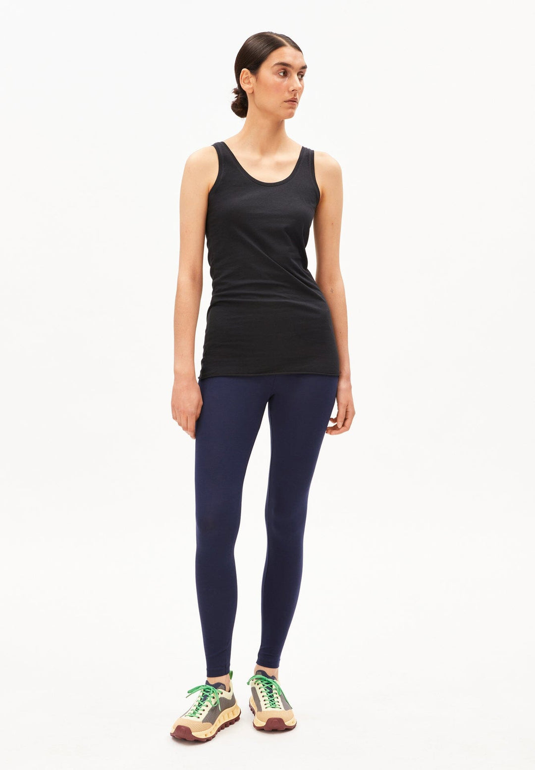 FARIBAA LEGGINGS LÍFRÆN BÓMULL TINTED NAVY - Ethic
