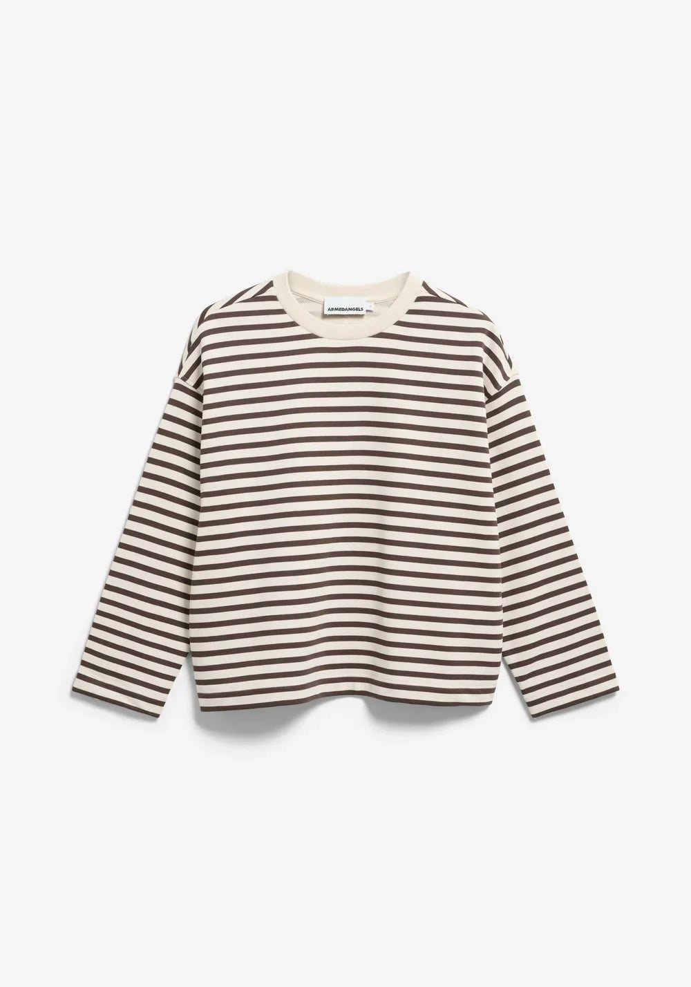 FRANKAA MAARLEN STRIPE SWEAT - undyed/claystone