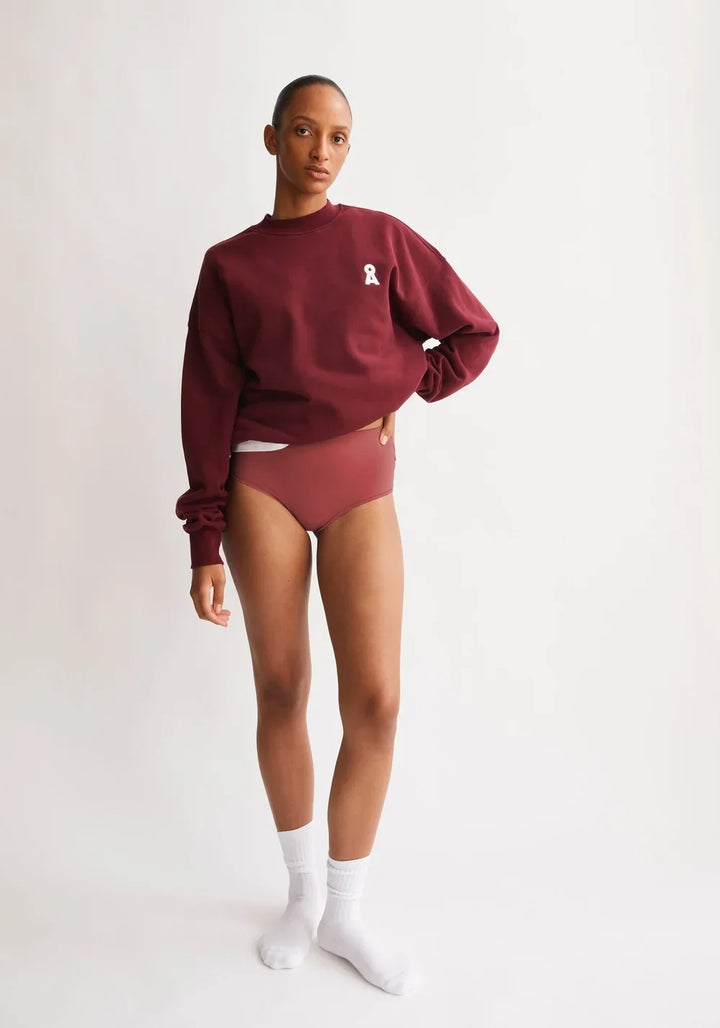 BIRTAA HIGE RISE NÆRBUXUR GREY BLUSH ÚR TENCEL/MODAL VELVET EMBER