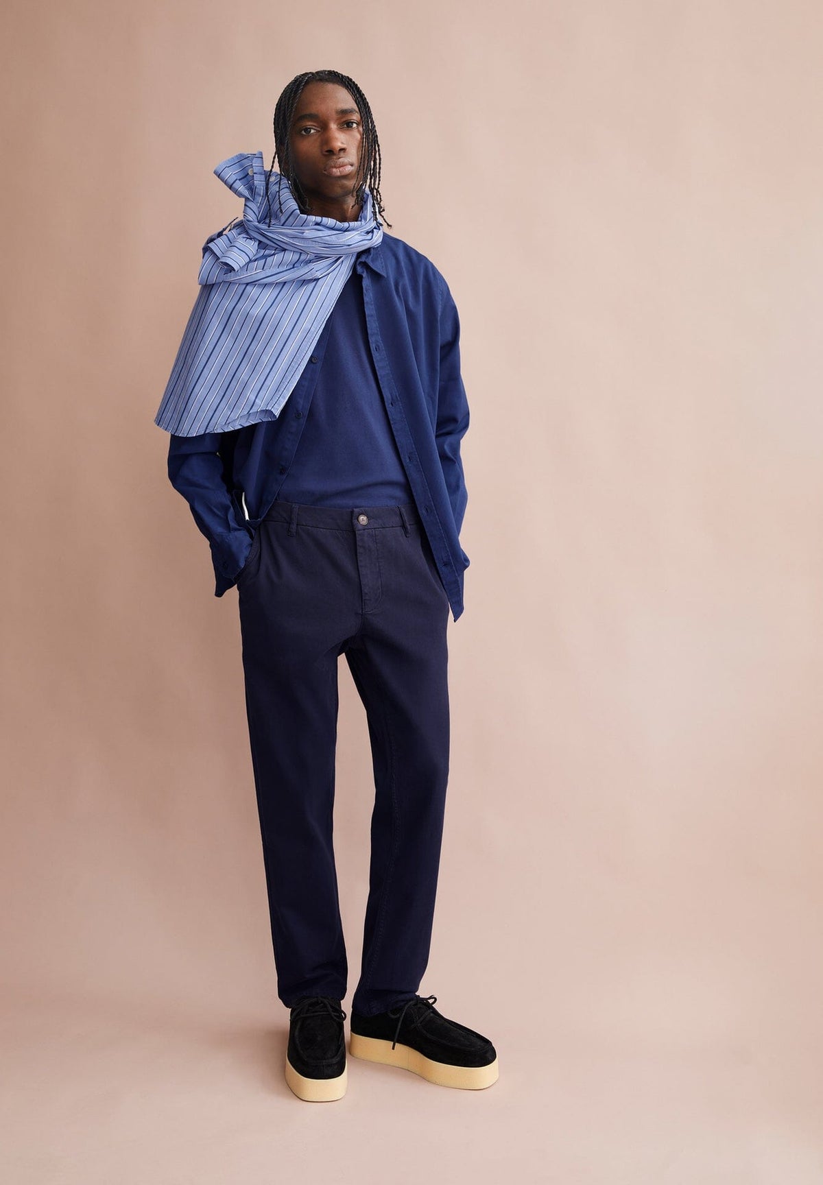 AASTER CHINO BUXUR NIGHT SKY - Ethic