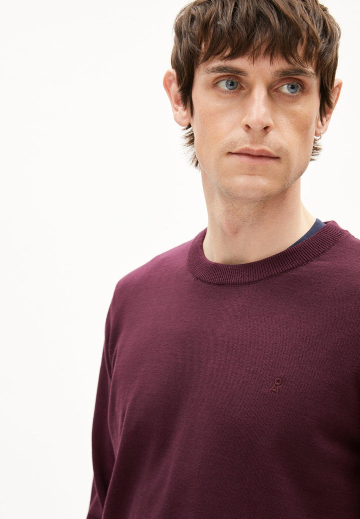 LOUKAA KNIT PEYSA DARK CRANBERRY - Ethic