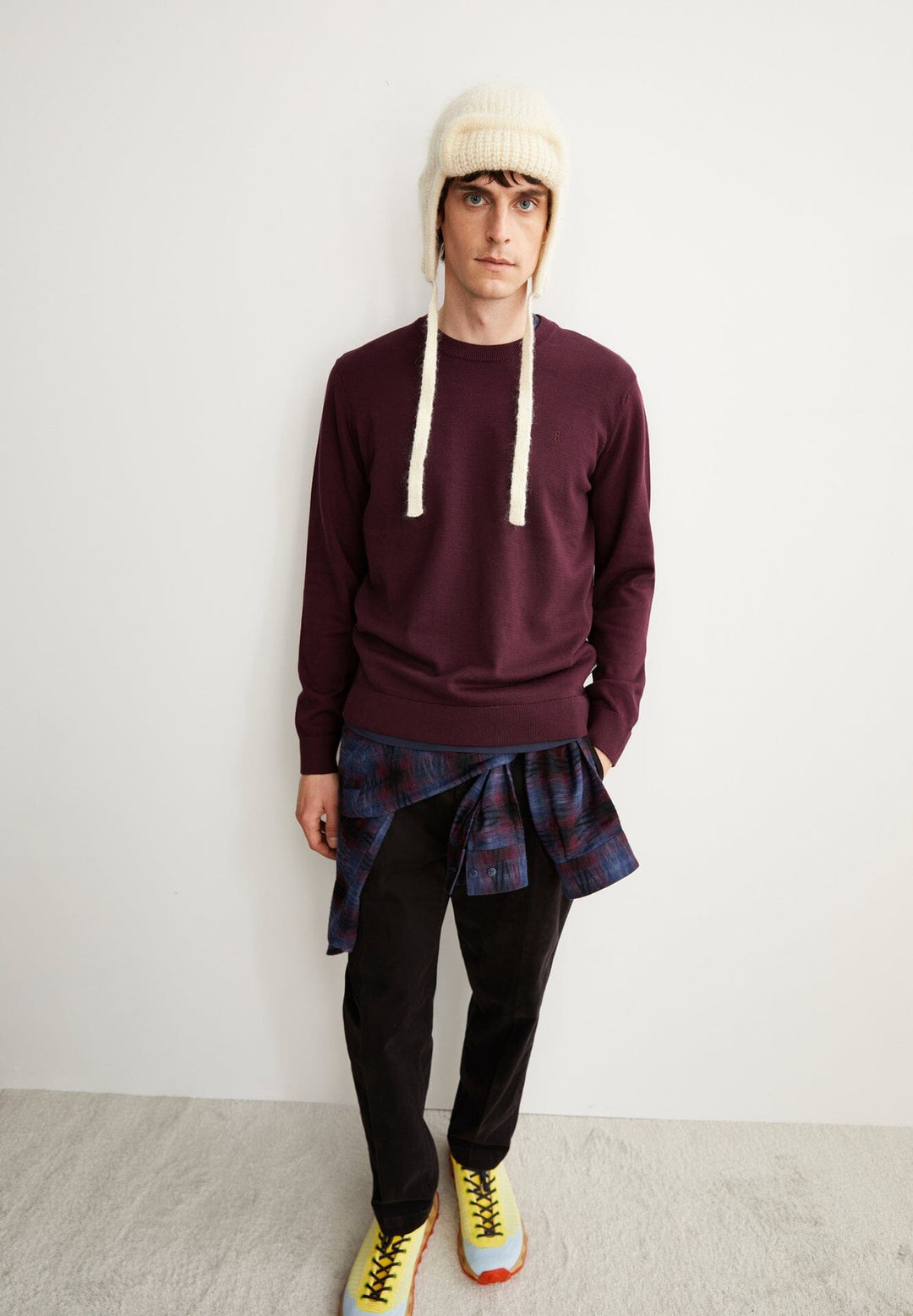 LOUKAA KNIT PEYSA DARK CRANBERRY - Ethic