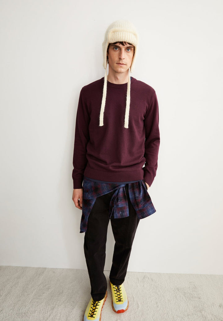 LOUKAA KNIT PEYSA DARK CRANBERRY - Ethic