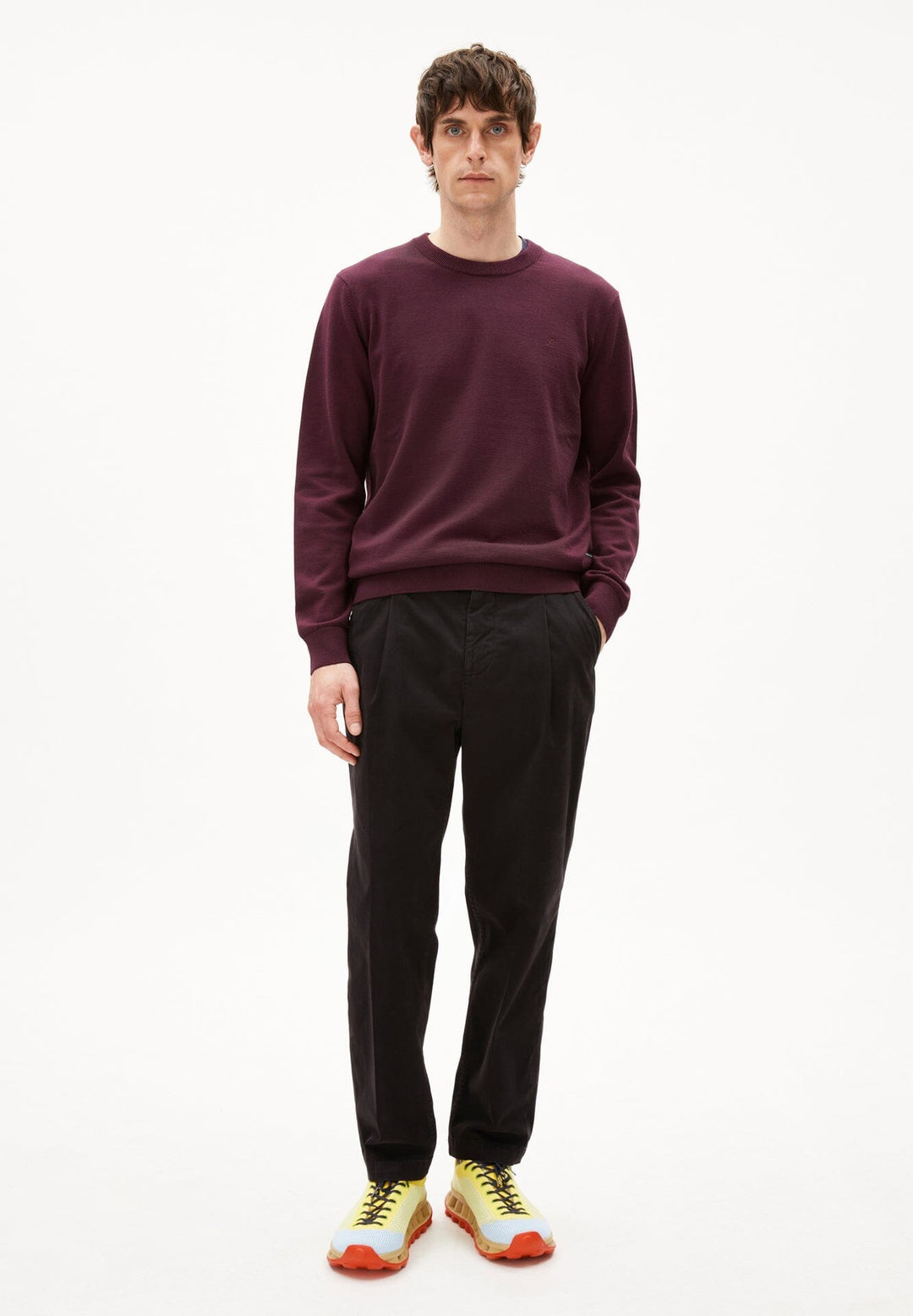 LOUKAA KNIT PEYSA DARK CRANBERRY - Ethic