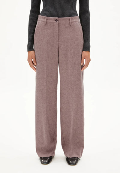 LEANDRAA HANDAAS WOVEN BUXUR PURE DARK CRANBERRY