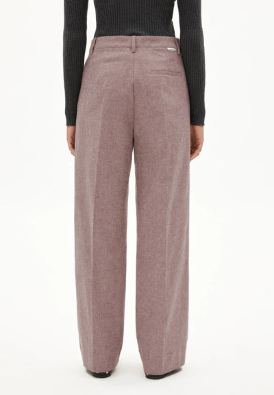 LEANDRAA HANDAAS WOVEN BUXUR PURE DARK CRANBERRY