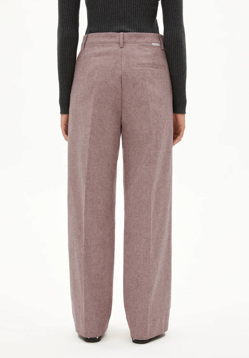 LEANDRAA HANDAAS WOVEN BUXUR PURE DARK CRANBERRY