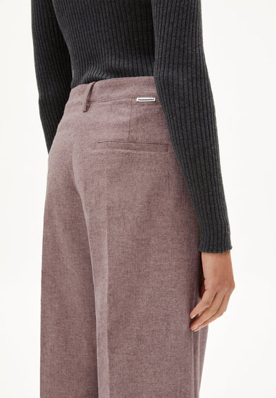 LEANDRAA HANDAAS WOVEN BUXUR PURE DARK CRANBERRY