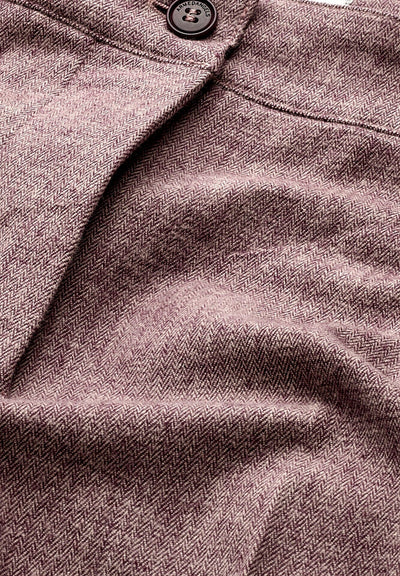 LEANDRAA HANDAAS WOVEN BUXUR PURE DARK CRANBERRY