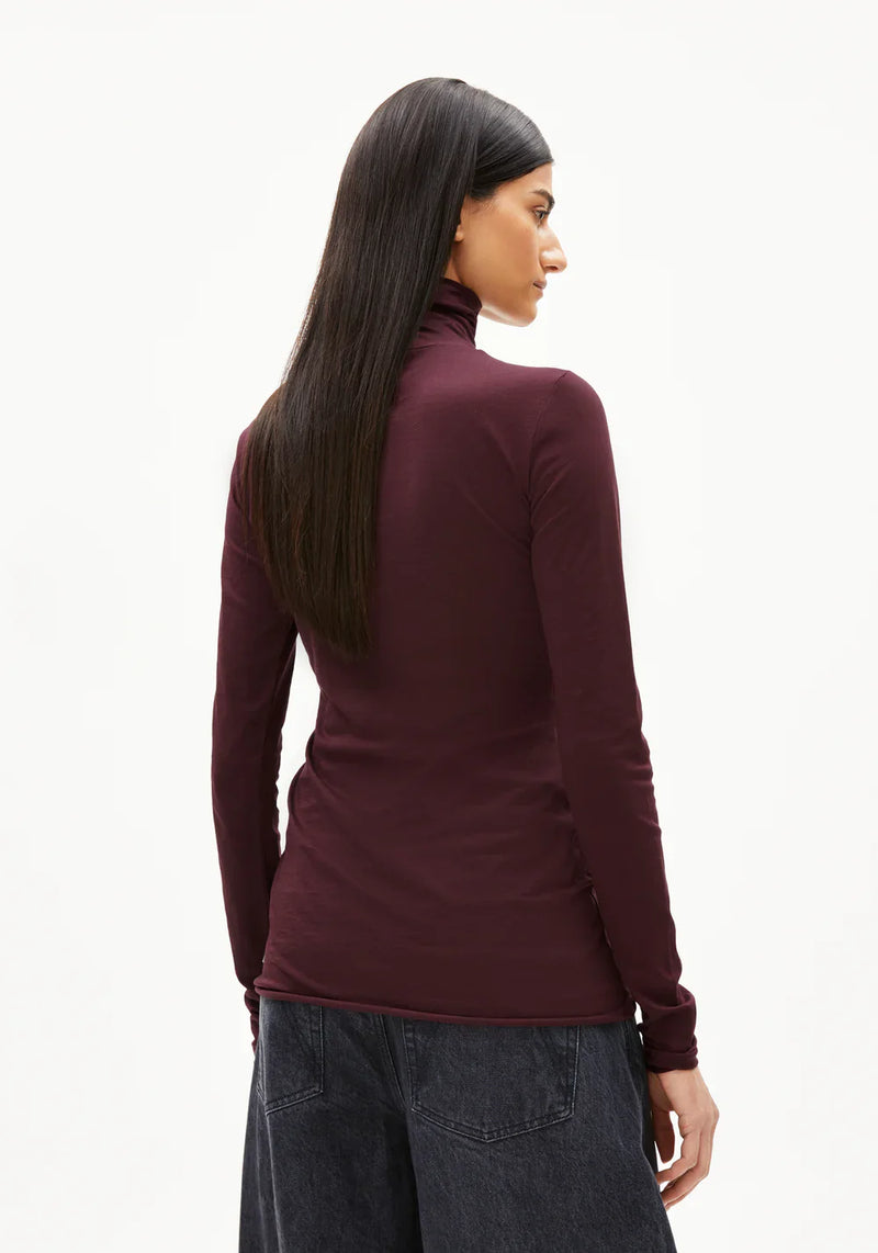 GRAZILIAA RÚLLUKRAGABOLUR SOFT DARK CRANBERRY