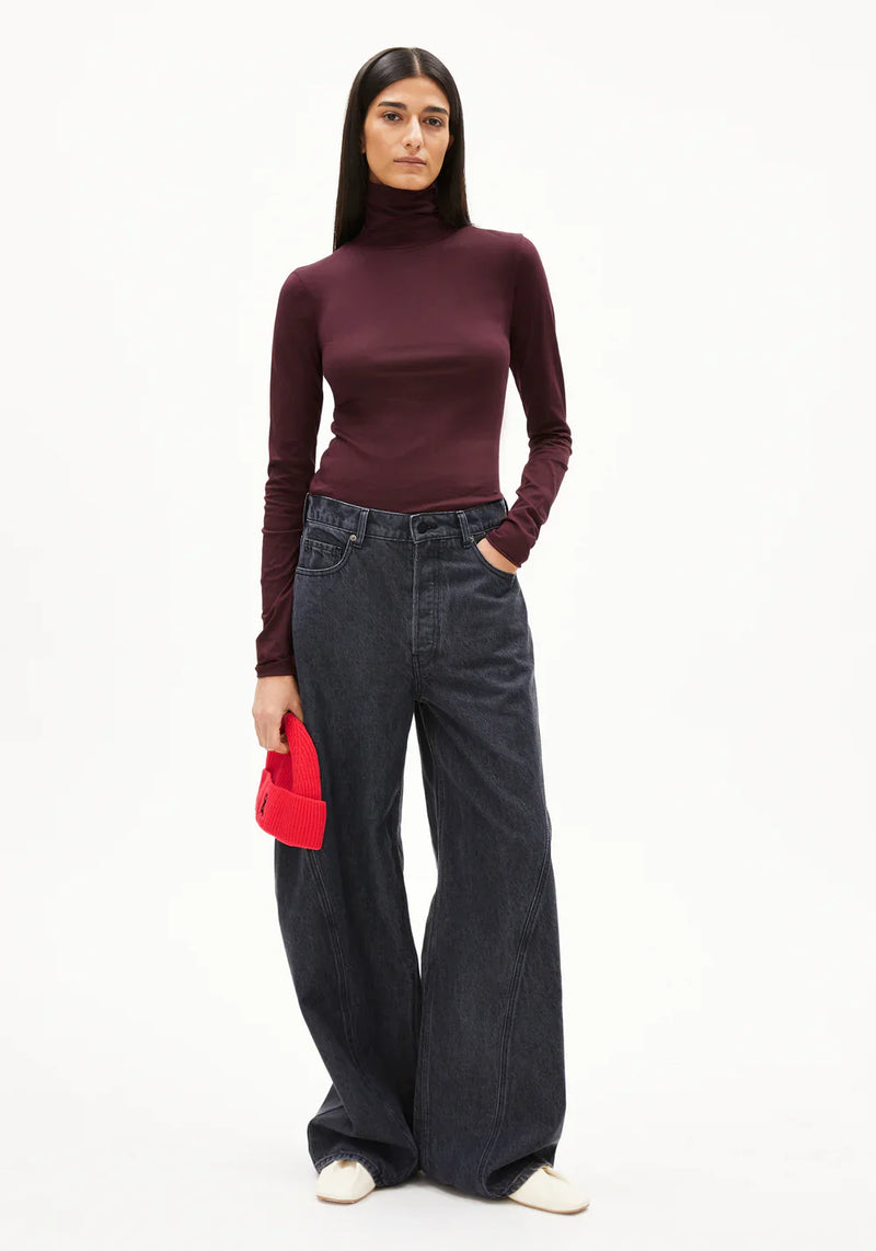 GRAZILIAA RÚLLUKRAGABOLUR SOFT DARK CRANBERRY