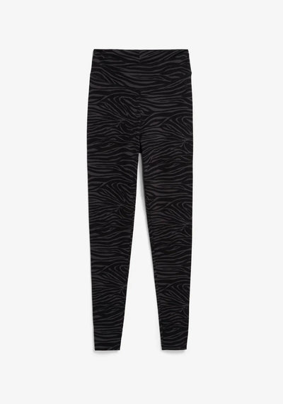 FARIBAA LEGGINGS LÍFRÆN BÓMULL ZEBRAA BLACK