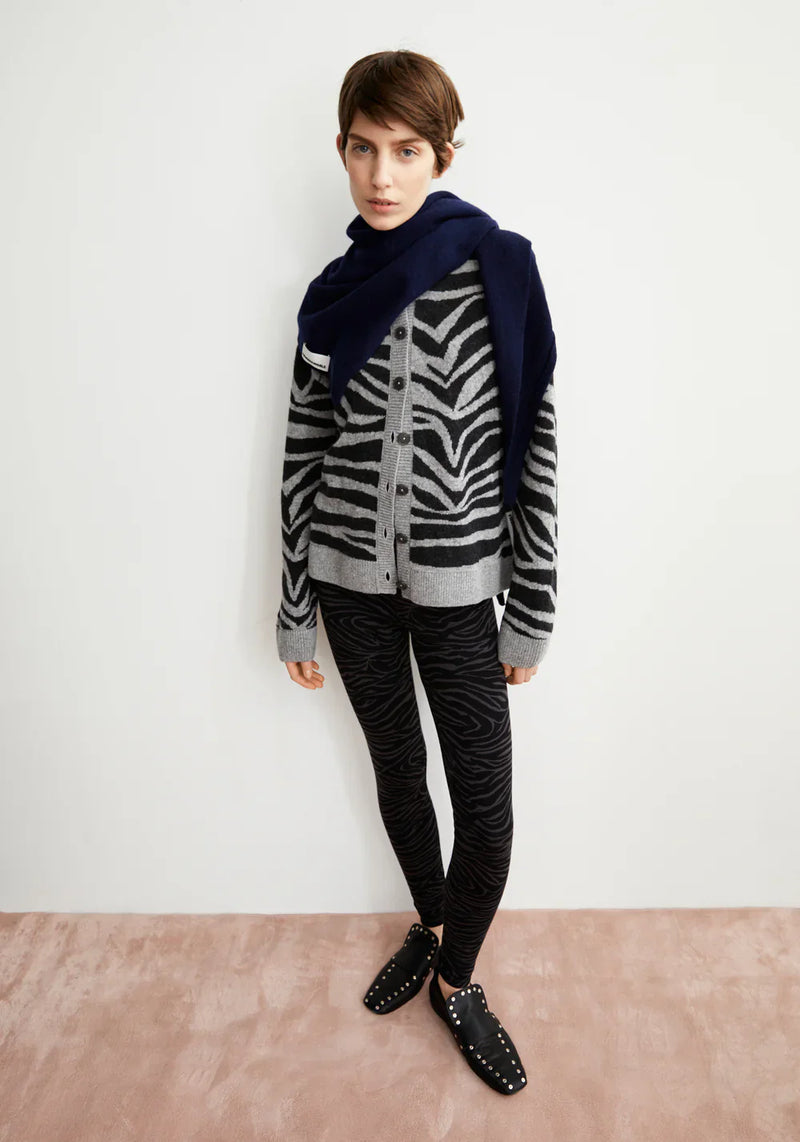 FARIBAA LEGGINGS LÍFRÆN BÓMULL ZEBRAA BLACK