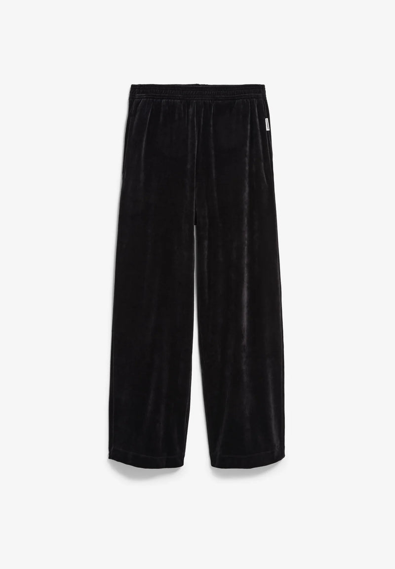 VATINAA VALVET BUXUR BLACK