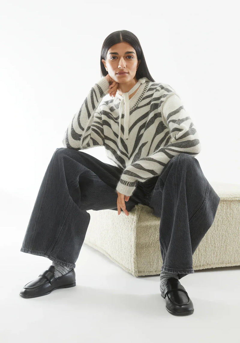 BALBAA PREMIUM ZEBRARAA PEYSA ÚR MOHAIR BLÖNDU