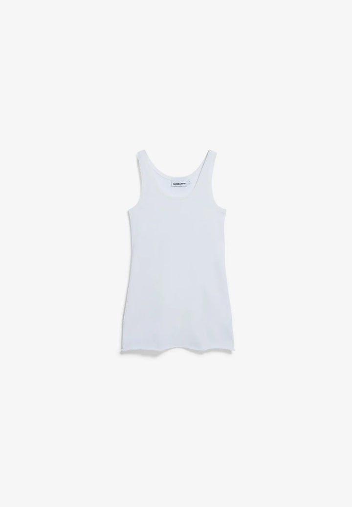 JERSEY TOP HLÝRABOLUR ÚR LÍFRÆNNI BÓMULL OFF WHITE - Ethic